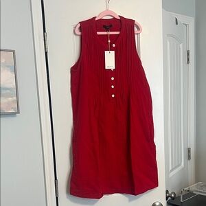 NWT Quince 100% European Linen Sleeveless Swing Dress size XS
